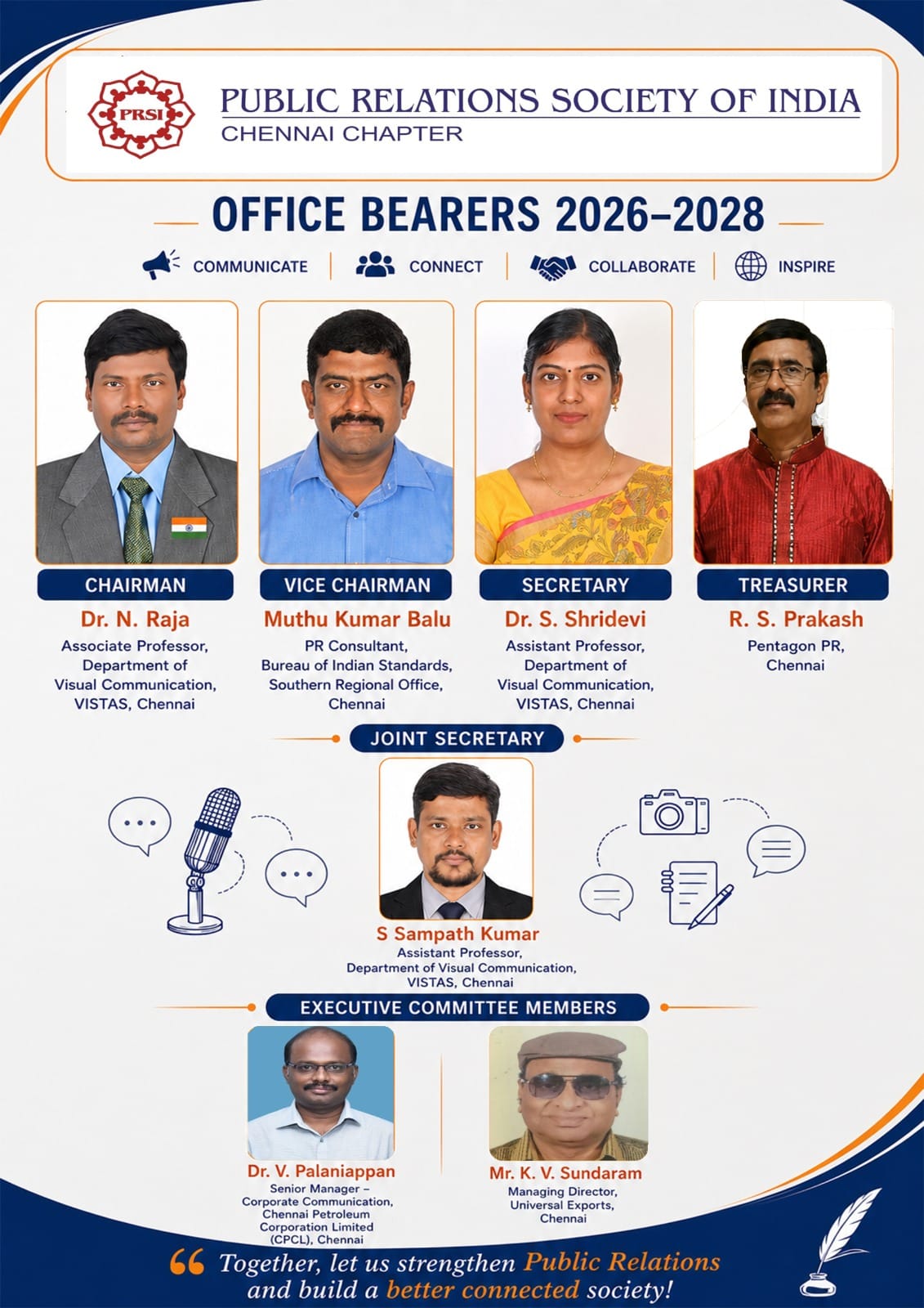 PRSI Office Bearers 2026–2028
